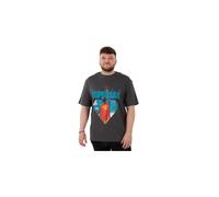 DC Comics Men's Superman T-shirt in Dark Grey | Size: 2XL DC Comics Dark Grey 2XL