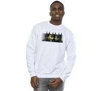DC Comics Men's The Flash Batman Portraits Sweatshirt in White | Size: XL DC Comics White XL