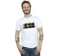 DC Comics Men's The Flash Batman Portraits T-Shirt in White | Size: 2XL DC Comics White 2XL