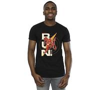 DC Comics Men's The Flash Run T-Shirt Black X-Large