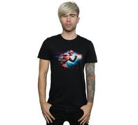 DC Comics Men's The Flash Sparks T-Shirt in Black | Size: Medium DC Comics Black M