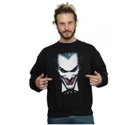 DC Comics Men's The Joker By Alex Ross Sweatshirt in Black | Size: Medium DC Comics Black M