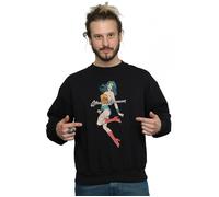 DC Comics Men's Wonder Woman Jump Sweatshirt in Black | Size: 2XL DC Comics Black 2XL