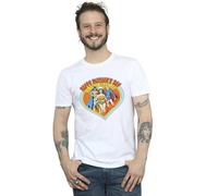 DC Comics Men's Wonder Woman Mother´s Day T-Shirt in White | Size: Medium DC Comics White M