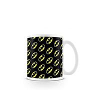 DC Comics Originals Batman Logo Pattern Ceramic Mug