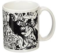 DC Comics Originals Montage Mono Ceramic Mug, Multi-Colour