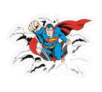 DC Comics Originals Superman Flying Sticker Size S (10 x 10 cm)