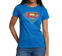 DC Comics Originals Superman Logo Women's T-Shirt Royal Blue
