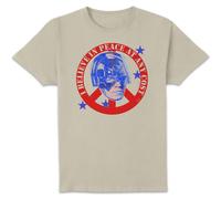 DC Comics Peacemaker Believe In Peace At Any Cost Unisex T-Shirt - Cream | Size: Medium DC Comics Cream M