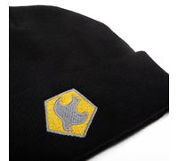 DC Comics Peacemaker Helmet Symbol Embroidered Beanie - Black