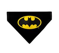 DC Comics Pet Bandana Batman Shield Logo Black Yellow Slip On Collar Bandana Only