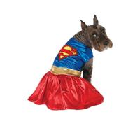 DC Comics Pet Costume, Supergirl, XL, Neck to Tail 28", Chest 27"