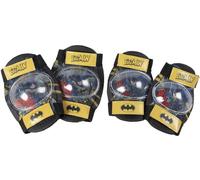DC Comics Protection Kit Level 1 Elbow Pads Child Batman Man Bat Bike Safety Yellow Black Superhero
