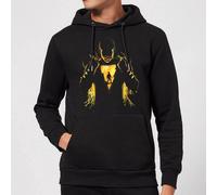 Dc Comics Shazam Lightning Silhouette Hoodie - Black Black XL