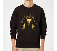Dc Comics Shazam Lightning Silhouette Sweatshirt - Black Black XL