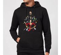 Shazam Team Up Hoodie - Black - S