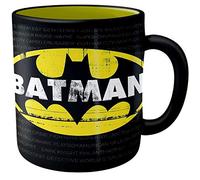 DC Comics Silver Buffalo BN112934 Jumbo Ceramic Mug, 20oz Batman Grimey Logo