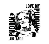 DC Comics Suicide Squad Harley Love Puddin Women's T-Shirt - White - XL
