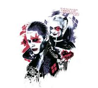 DC Comics Suicide Squad Harleys Puddin Women's T-Shirt - White - 5XL