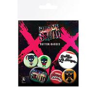 DC Comics "Suicide Squad-Lil Monster" Badge Pack, Aluminum, Multi-Colour