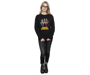 Dc Comics Super Power Group Wonder Woman Sweatshirt In Black Black
