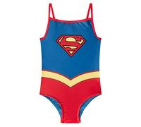 DC Comics Supergirl Official Gift Girls Kids Swim Suit Costume Blue 3-4 Years