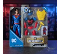 DC Comics, Superman Man of Steel Action Figure, DC Adventures, 30.48cm, 9 Accessories, Collectible Superhero Kids’ Toys for Boys and Girls, Ages 4+