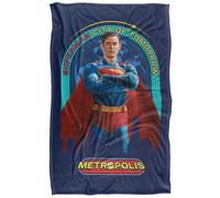 DC comics Superman 2025 City Of Tomorrow Blanket Multicoloured (152Cm X 127Cm)