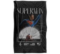 DC comics Superman 2025 Movie Poster Blanket Multicoloured (147Cm X 91Cm)