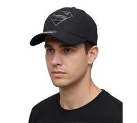 DC Comics Superman All Black Rubber Logo Baseball Cap