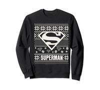 DC Comics Superman Christmas Knit Logo Sweatshirt