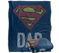 DC comics Superman Dad Logo Blanket Multicoloured (One Size)
