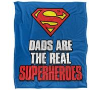 DC comics Superman Dads Are The Real Superhoroes Fathers Day Blanket Multicoloured (147Cm X 91Cm)