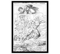 Dc Comics Superman & Flash Limited Edition Art Print