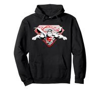 DC Comics Superman Flying Action Ink Sketch Line Art Shield Pullover Hoodie