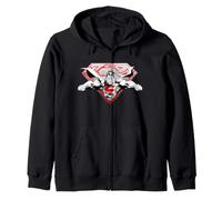 DC Comics Superman Flying Action Ink Sketch Line Art Shield Zip Hoodie