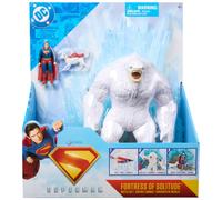 DC Comics, SUPERMAN Fortress of Solitude Battle Set, 3 Action Figures, Accessori