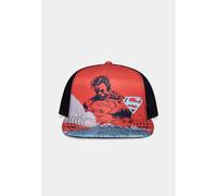 DC COMICS SUPERMAN FORTRESS OF SOLITUDE PRINT ADJUSTABLE SNAPBACK BASEBALL CAP