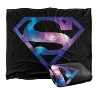 DC comics Superman Galaxy Logo Blanket Multicoloured (One Size)