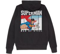 DC Comics Superman Hoodie Man Of Steel Hoodie - Black - S