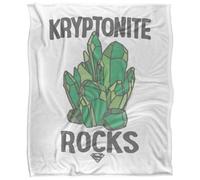 DC comics Superman Kryptonite Rocks Blanket Multicoloured (58In X 36In)