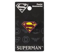 DC Comics Superman Logo Colored Pewter Lapel Pin