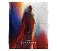 DC comics Superman Lookup Silky Poster Supersoft Blanket Multicoloured (One Size)