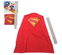 DC Comics, Superman Power Cape Set, Superhero Halloween Costume with Iconic Chestplate, Dress Up and Role Play