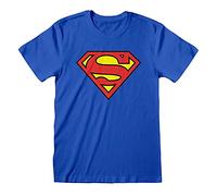 dc comics Superman Super Hero Logo T-Shirt - Official (XL) Multi-Coloured