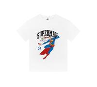 DC Comics Superman T Shirt, Cotton Kids Tshirt, Super Man Boys T Shirt, White 10-11 Years