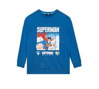 DC Comics SUPERMAN Top, Boys’ Sweatshirts, DC Boys Sweatshirt, Superhero Kids Sweatshirt, Blue 9-10 Years