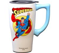 DC Comics Superman Travel Mug, White