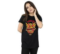 Dc Comics Teen Titans Go I Am The Leader Cotton Boyfriend T-Shirt In Black Black XXXL