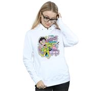 (XL, White) DC Comics Womens/Ladies Teen Titans Go Knock Knock Hoodie